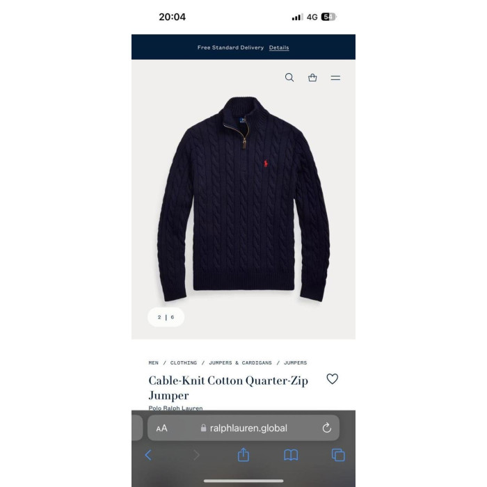 Чоловічий светр Ralph 130631