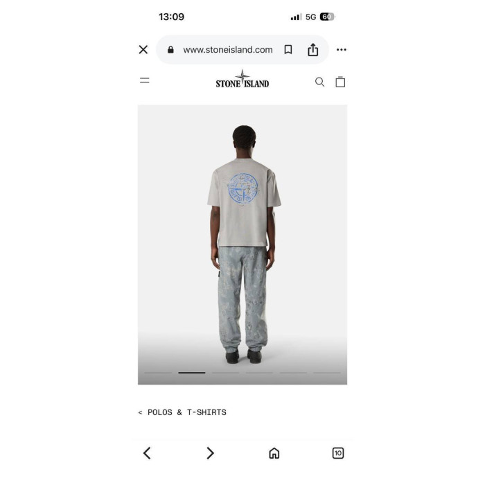 Мужская футболка Stone Island y-370