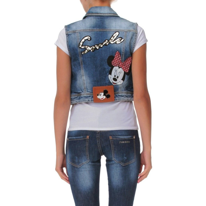 Женский жилет Philipp Plein синий 652