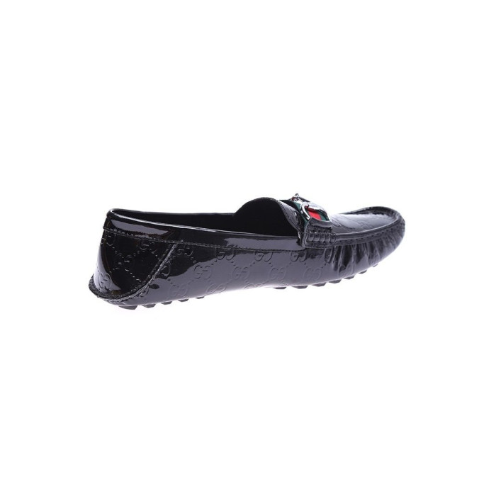 Чоловічі мокасини Gucci чорні 2391-8