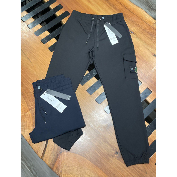 Мужские спортивные брюки Stone Island черные 1045