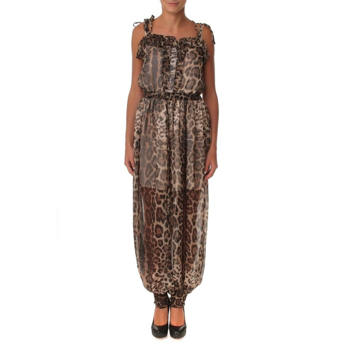 Жіночий комбінезон Dolce&Gabbana коричневий -2176