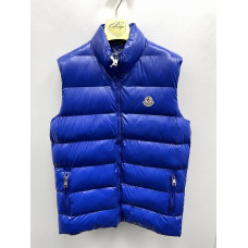 Мужской жилет Moncler голубой 8055
