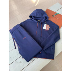 Мужской спортивный костюм Loro Piana синий LP032