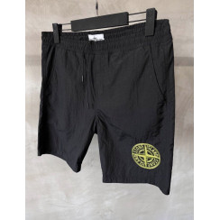Чоловічі пляжні шорти Stone Island чорні y-001
