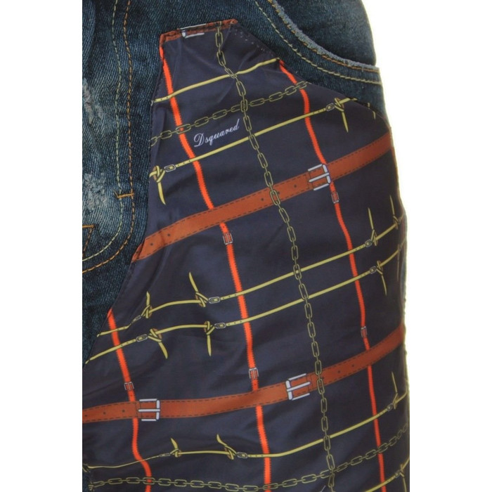 Мужские шорты Dsquared синие mj162