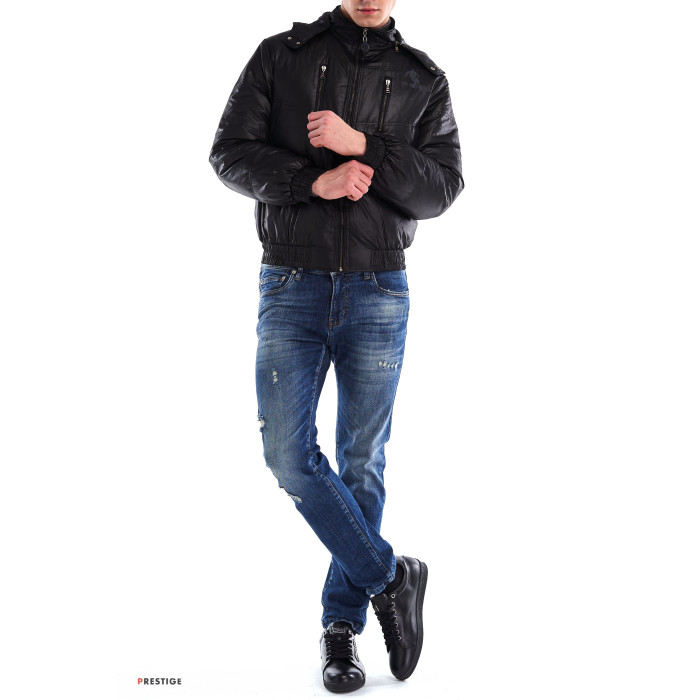 Чоловічий пуховик Bikkembergs чорний 3301