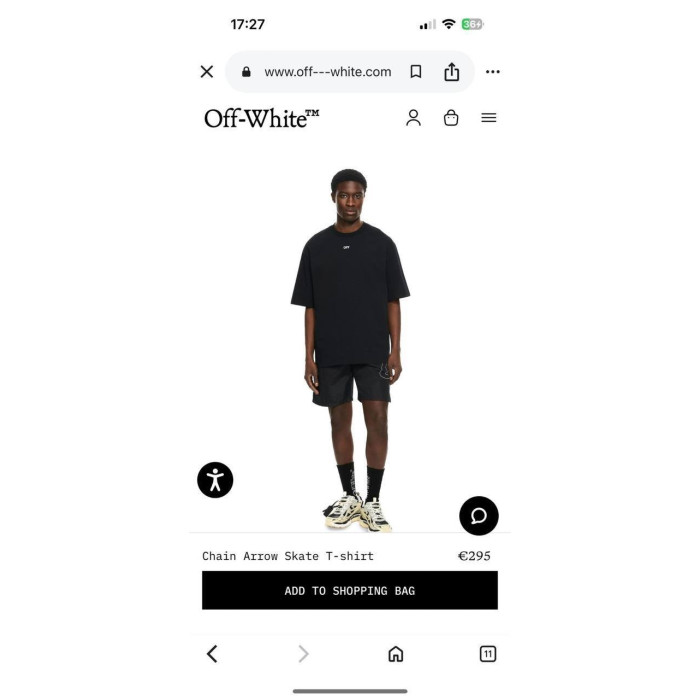 Чоловіча футболка Off-White y-360