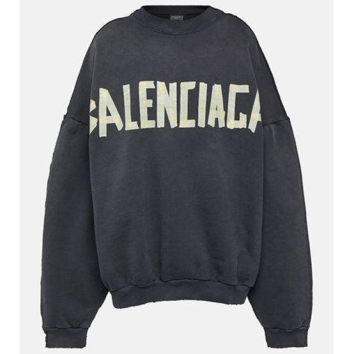 Чоловічий світшот Balenciaga сірий 24-109