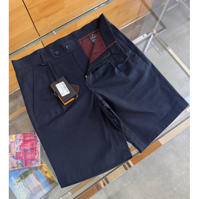Мужские шорты Zegna темно-синие 3496-1