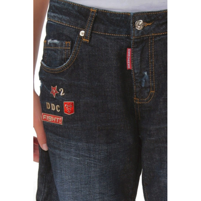 Жіночі шорти Dsquared темно-сині 7801