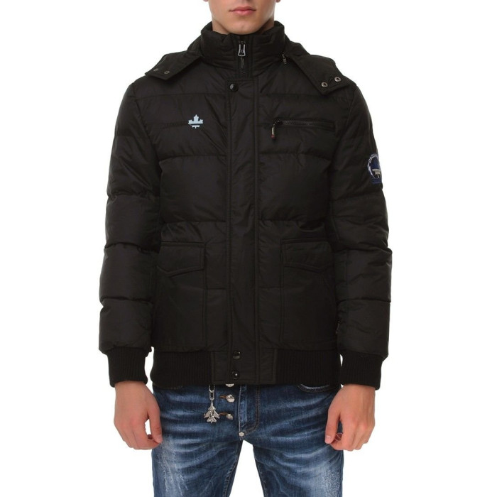 Чоловічий пуховик Dsquared чорний 0729