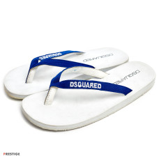 Женские шлепанцы Dsquared синие 3737--