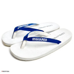 Жіночі шльопанці Dsquared сині 3737--
