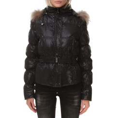 Женский пуховик Kenzo черный 8808