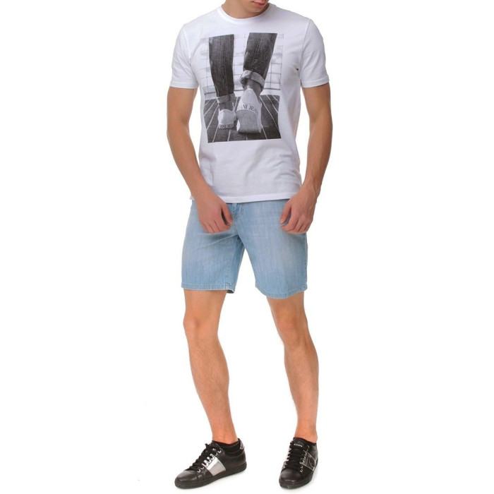 Чоловічі шорти Armani блакитні 974