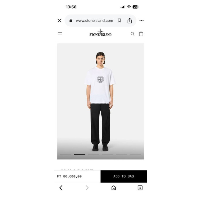 Мужская футболка Stone Island y-368