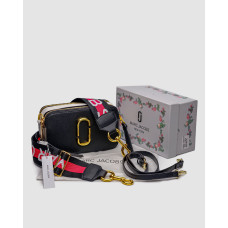 Жіноча сумка Marc Jacobs The Snapshot Black/Pink Belt Premium