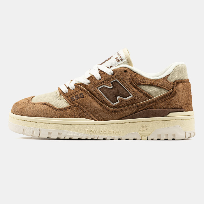 Чоловічі кросівки New Balance 550 Brown Suede Premium