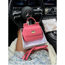 Жіноча сумка Dolce&Gabbana Kim Sicily Small Pink Premium