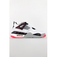 Чоловічі баскетбольні кросівки Nike Air Jordan 4 Retro White Red