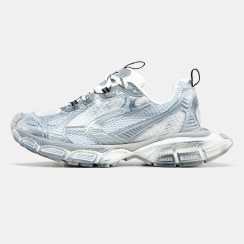 Жіночі кросівки Balenciaga 3ХL White Silver DIRTY