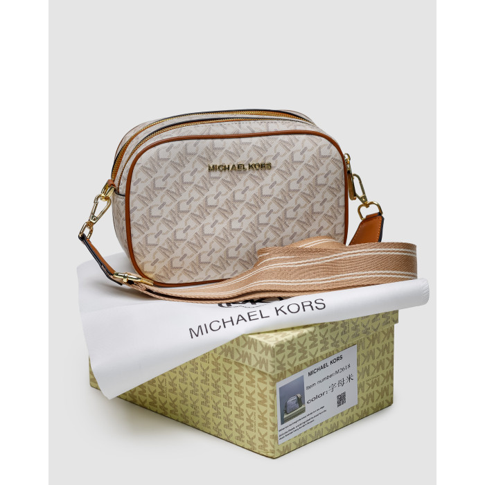 Жіноча сумка Michael Kors Camera Bag Ivory Premium