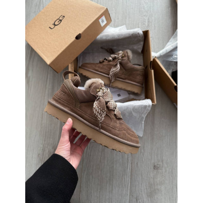 Жіночі зимові ботинки UGG Lowmel Sneaker Hickory PREMIUM