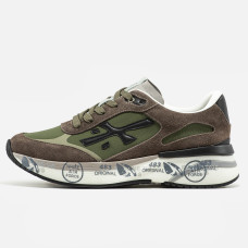 Чоловічі кросівки Premiata Moerun Brown Green Black Premium