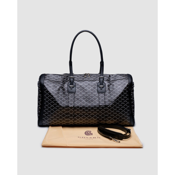 Жіноча та чоловіча сумка Goyard Boston 55 Bag Black Premium
