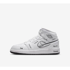 Чоловічі та жіночі баскетбольні кросівки Nike Air Jordan 1 Retro Schematic (Premium)