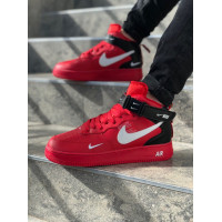 Чоловічі кросівки Air Force 1 HI Utility Red (GS) Nike