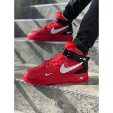 Чоловічі кросівки Air Force 1 HI Utility Red (GS) Nike