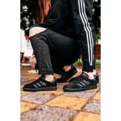 Жіночі та чоловічі кросівки Adidas Gazelle Triple Black Uni