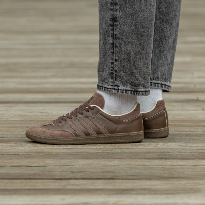 Чоловічі та жіночі кросівки Adidas Samba Dark Brown