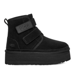Жіночі зимові ботинки UGG Neumel Platform Velcro Chukka Black PREMIUM