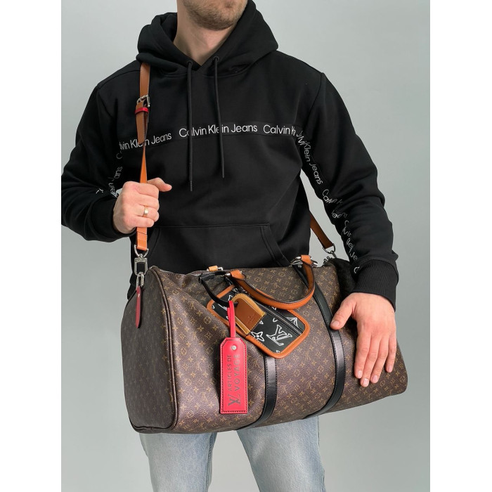 Унісекс сумка Louis Vuitton Keepall Bandouliere Bag Limited Edition Patchwork Monogram Canvas Premium