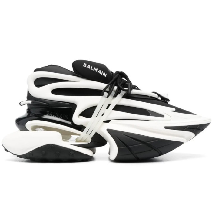 Жіночі та чоловічі кросівки Balmain Unicorn Black White Premium