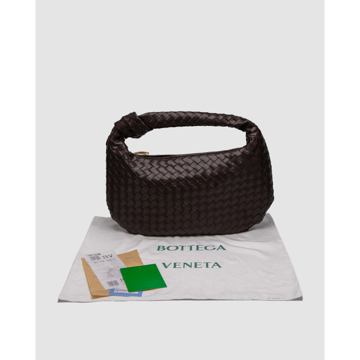 Жіноча сумка Bottega Veneta Nappa Intrecciato Classic Jodie Brown Premium