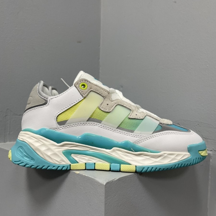 Жіночі кросівки Adidas Niteball Leather ‘White Blue Yellow ?? ’
