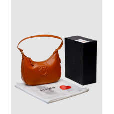 Жіноча сумка Pinko Half Moon Bag Simply Ginger With Leather Buckle Premium