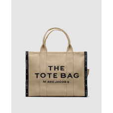 Жіноча сумка Marc Jacobs The Jacquard Medium Tote Bag Beige Premium