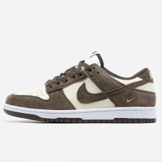 Чоловічі та жіночі кросівки Nike Dunk Low Mini Swoosh Cappuccino