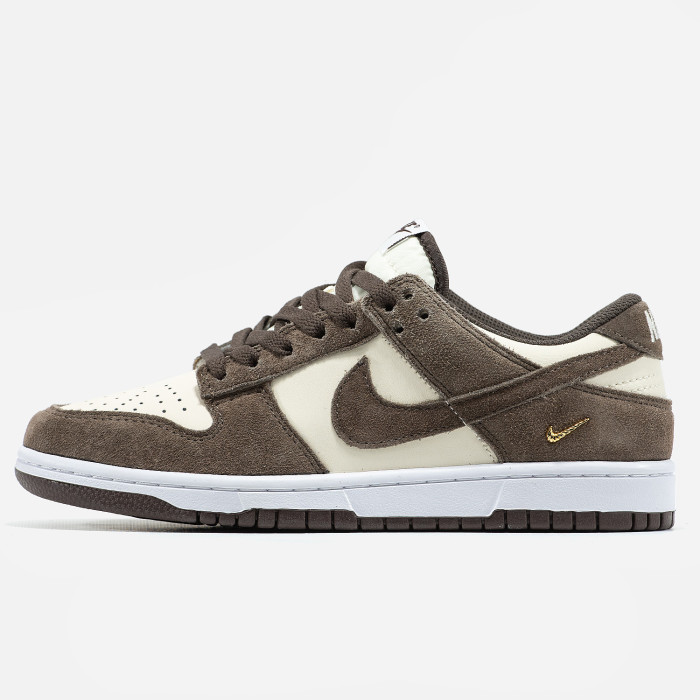 Чоловічі та жіночі кросівки Nike Dunk Low Mini Swoosh Cappuccino