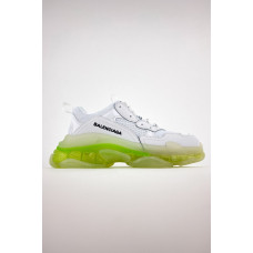 Жіночі кросівки Balenciaga Triple S Clear Sole White Green