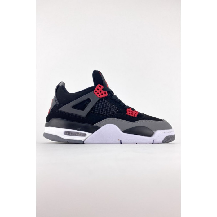 Чоловічі баскетбольні кросівки Nike Air Jordan 4 Retro Grey Black