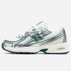 Чоловічі та жіночі кросівки New Balance 740v2 White Silver Green