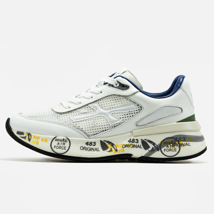 Жіночі кросівки Premiata Moerun Grey White Premium (Original Box)