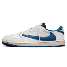 Жіночі та чоловічі баскетбольні кросівки Nike SB Jordan 1 Retro Low OG SP Fragment x Travis Scott Cactus Jack (Original Box)