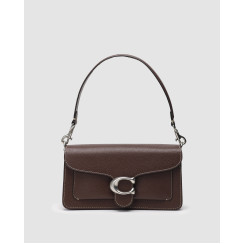 Жіноча сумка Coach Tabby Dark Beige Shoulder Bag 26 In Signature Canvas Premium